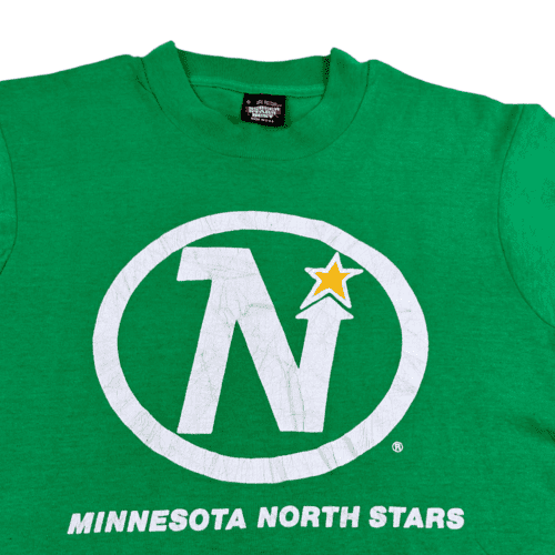 Vintage 80s Minnesota North Stars NHL Hockey Team T-Shirt SMALL/XS