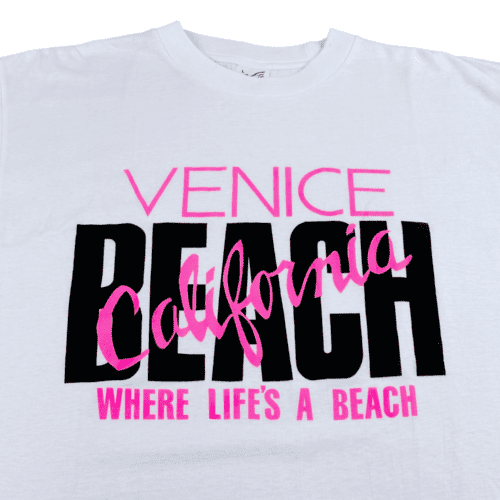 Vintage 90s Venice Beach California T-Shirt LARGE