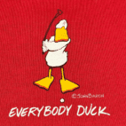Vintage 80s Everybody Duck Golf Polo Shirt MEDIUM