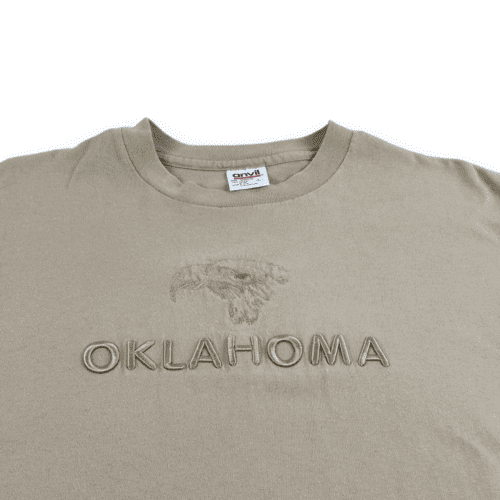 Vintage 90s Oklahoma Eagle T-Shirt MEDIUM