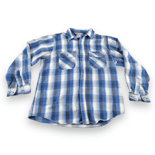 Vintage 90s Carhartt Plaid Flannel Shirt Rugged Outdoor Wear XL