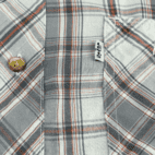 Retro Levis Tartan Plaid Long Sleeve Shirt LARGE