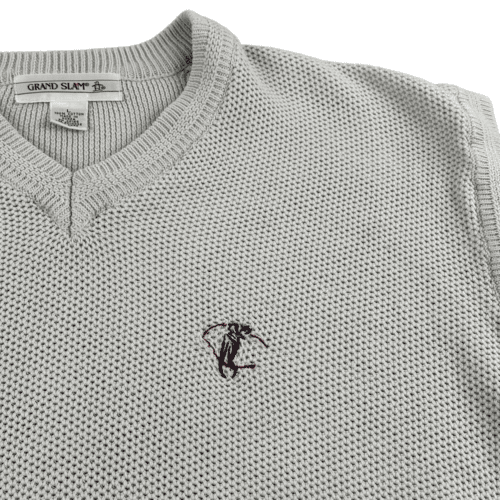 Vintage 90s Grand Slam Penguin Golf Sweater Vest LARGE