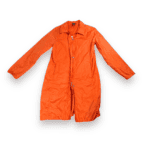 The Limited Womens Orange Trench Raincoat SMALL