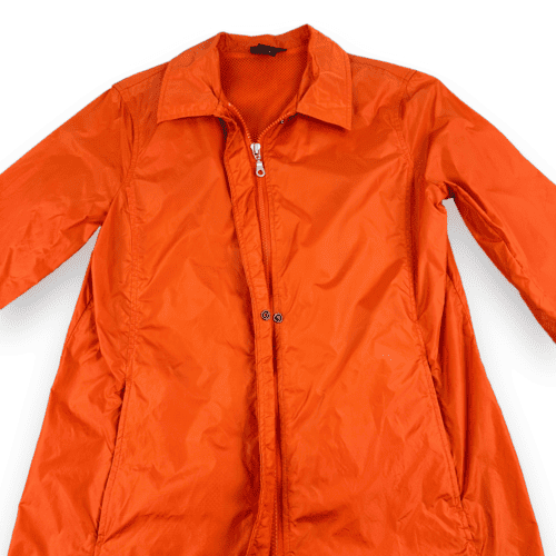 The Limited Womens Orange Trench Raincoat SMALL