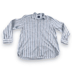 Tommy Bahama Striped Shirt Blue Brown 2XL XXL