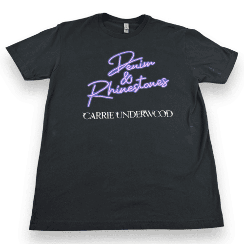 Carrie Underwood Shirt Denim and Rhinestones Adult MEDIUM