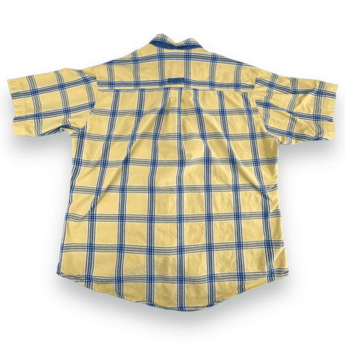 Vintage Sero Shirtmakers Shirt Adult XL 90s Yellow Plaid