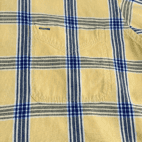 Vintage Sero Shirtmakers Shirt Adult XL 90s Yellow Plaid