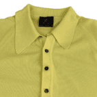 Vintage Polo Shirt Custard Yellow 60s 70s Puritan Raglan Adult MEDIUM