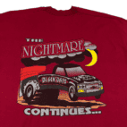 Vintage Competition Engines Shirt 90s Burgundy Auto Racing Performance Adult LARGE