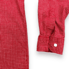 Vintage Abercrombie & Fitch Shirt 90s Red Windowpane Plaid Adult EXTRA LARGE XL