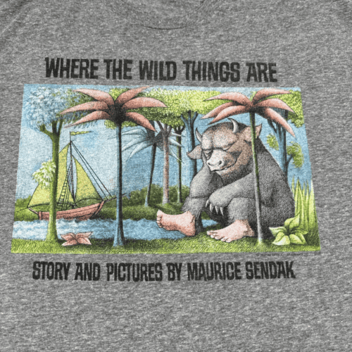 Where The Wild Things Are Shirt Gray Retro Adult LARGE