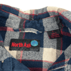 Vintage Flannel Shirt 90s North Axis Plaid Heavyweight Adult LARGE