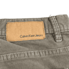 Calvin Klein Pants 32x32 Gray Corduroy Straight Mens Cotton