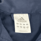 Vintage Adidas Jacket Y2K Spell Out Navy Blue Green Adult LARGE