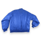 Vintage Upstream Racing Division Jacket 80s Blue Puffer Adult LARGE
