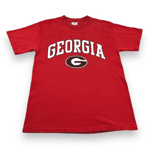 Vintage University Of Georgia Shirt 90s Red Adult MEDIUM