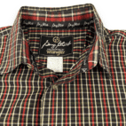 Wrangler Shirt George Straight Collection Brown Plaid Adult EXTRA LARGE