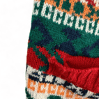 Vintage Cardigan Sweater 70s Fair Isle Aztec Adult SMALL