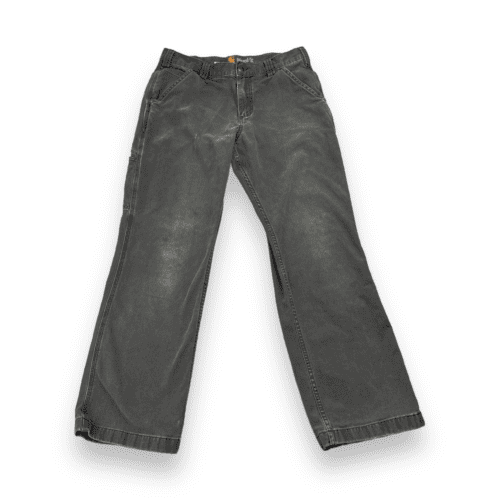 Carhartt Pants Gray Canvas Distressed Workwear 31x28