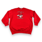 Vintage Veterans Memorial Sweater Red Sweatshirt Y2K Adult LARGE
