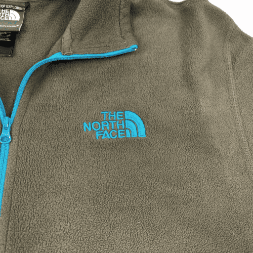 North Face Sweater Olive Green Sweatshirt Pullover TKA 100 Glacier Adult MEDIUM