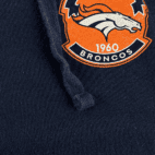 Denver Broncos Sweater Navy Blue Hoodie Pullover Adult LARGE