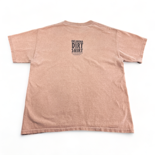Vintage Oklahoma Dirt Shirt Y2K Brown Adult LARGE