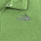 North Face Sweater Green Waffle Knit Sweatshirt Pullover Adult MEDIUM
