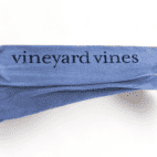 Vineyard Vines Shirt Blue Distressed Whale Logo Long Sleeve Adult MEDIUM