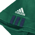 Vintage Notre Dame Polo Shirt Adidas Y2K Green Blue Adult LARGE