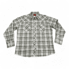 Rustler Western Shirt Plaid Extra Long Tails Adult EXTRA LARGE