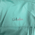 Cabelas Raincoat Green Rain Jacket Adult LARGE