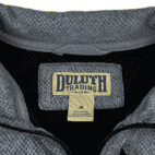 Duluth Trading Company Vest Gray Half Zip Adult MEDIUM