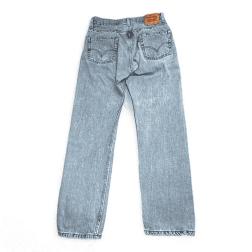 Levis Jeans 505 Regular Fit Straight Leg Light Wash Blue Denim 33x32