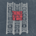Vintage Movies Shirt Y2K Black Things You Learn Film Adult 2XL XXL