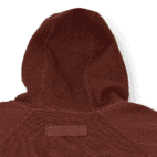 Duluth Trading Sweater Red Brown Doubletime Knit Henley Hoodie Pullover Adult EXTRA LARGE