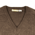 Vintage Adam Sloane Sweater 80s Brown Mohair Adult MEDIUM