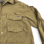 Vintage Ex Officio Fishing Shirt 80s Khaki Beige Safari Hunting Outdoor Adult LARGE
