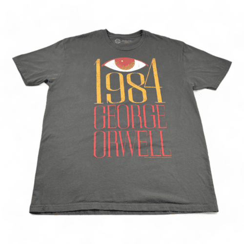 1984 George Orwell Shirt Out of Print Clothing Novel Gray Adult EXTRA LARGE