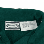 Vintage Dunlop Sweater 90s Color Block Polo Sweatshirt Adult MEDIUM