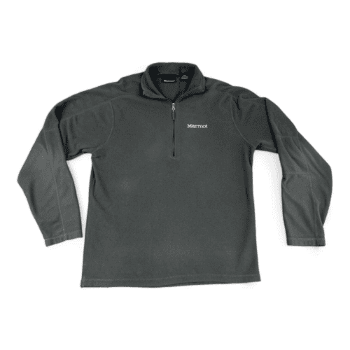 Marmot Sweater Gray Micro Fleece Pullover Adult MEDIUM