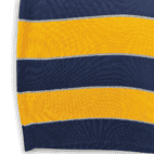 Tommy Hilfiger Sweater Yellow Blue Striped Rugby Polo Adult 2XL XXL