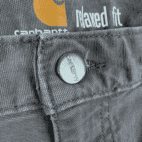 Carhartt Shorts Gray Relaxed Fit Work Mens 34