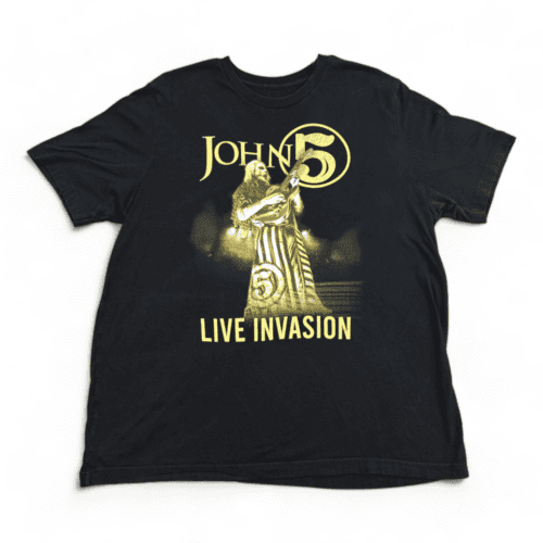 John 5 Shirt John William Lowery Band Tee Black Adult EXTRA LARGE