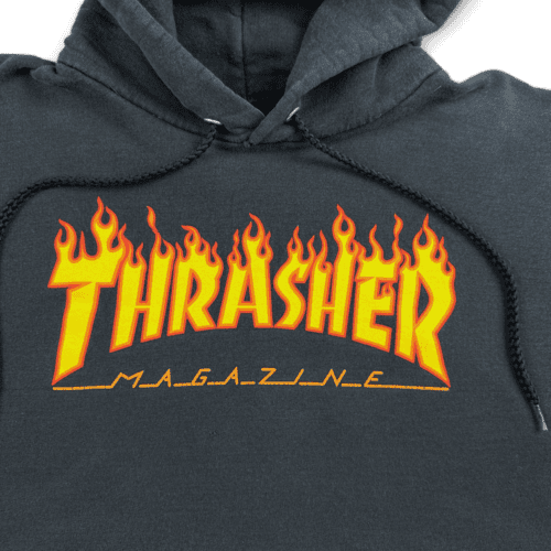 Thrasher Magazine Sweater Black Hoodie Sweatshirt Adult MEDIUM