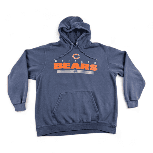 Chicago Bears Sweater Blue Hoodie Pullover Sweatshirt Adult EXTRA LARGE