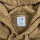 Gap Sweater Stitched Spell Out Brown Hoodie Pullover Adult EXTRA LARGE