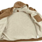 Wrangler Jacket Hoodie Brown Workwear Sherpa Lined Adult EXTRA LARGE